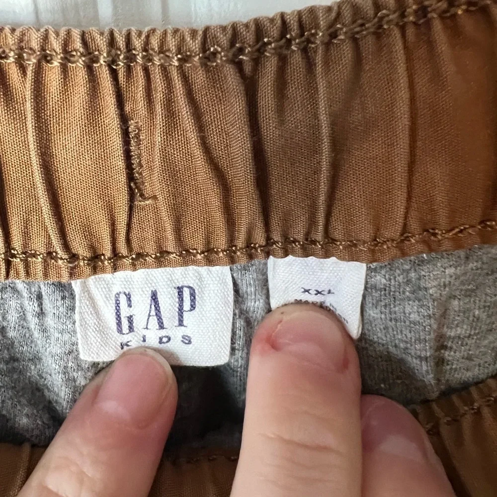 GAP Boys Tan Chino Joggers